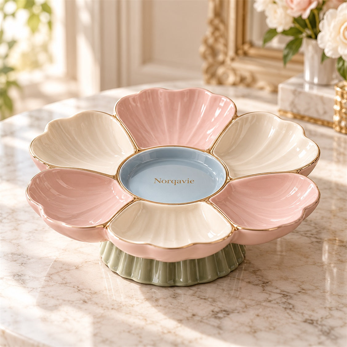 Norqavie Seven-Petal Jewelry Display Stand - main product view