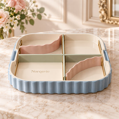 Norqavie Adjustable Four-Section Vanity Organizer - main product view