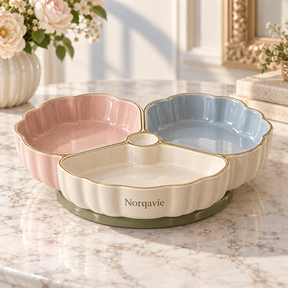 Norqavie Three-Compartment Scalloped Catchall - main product view