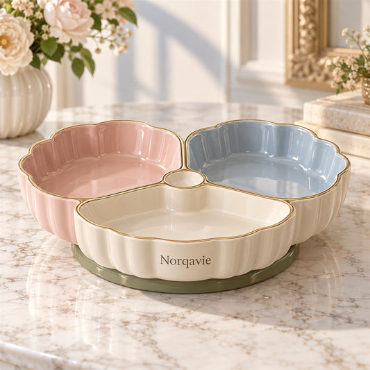 Norqavie Three-Compartment Scalloped Catchall - main product view